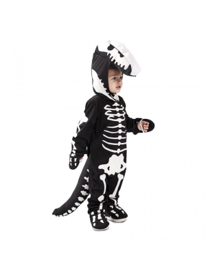 Disfraz De Esqueleto Dinosaurio Bebe - Disfraces Calaveras y Catrinas