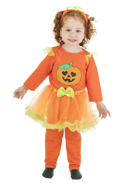 Disfraz de Calabaza Falda Baby