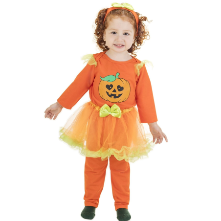 Disfraz de Calabaza Falda Baby