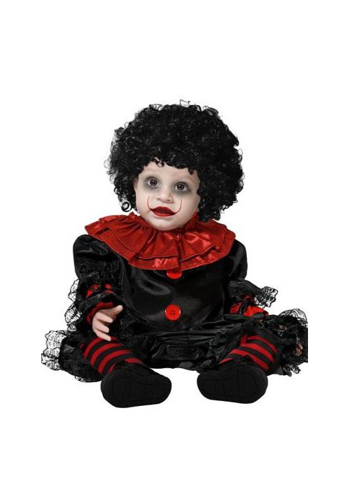 Disfraz De Payaso Asesino IT negro Bebe - Disfraces de Halloween Pennywise
