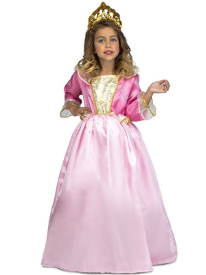 Traxe da Princesa Neno-de-Rosa