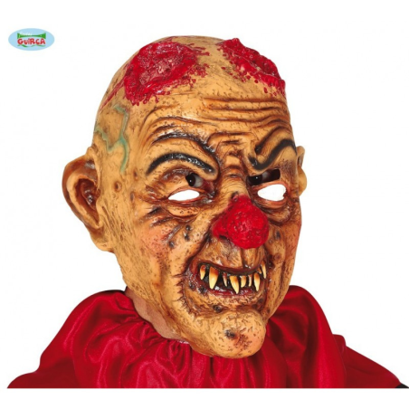 Mascara Payaso Diabolico Negro