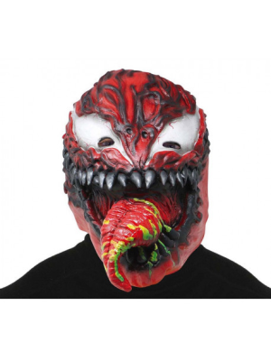 Mascara Villano Spider Rojo Latex