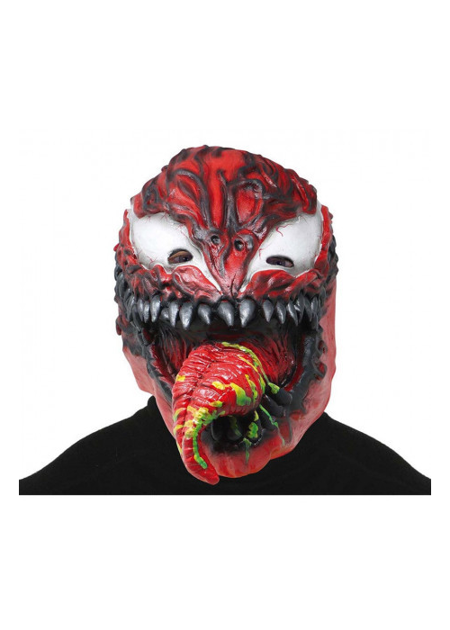 Mascara Villano Spider Rojo Latex