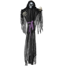 Colgante Esqueleto  Negro y morado 160x118
