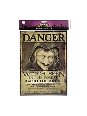 Poster Puerta Danger Bruja
