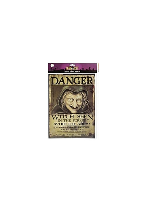 Poster Puerta Danger Bruja