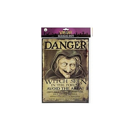 Poster Puerta Danger Bruja