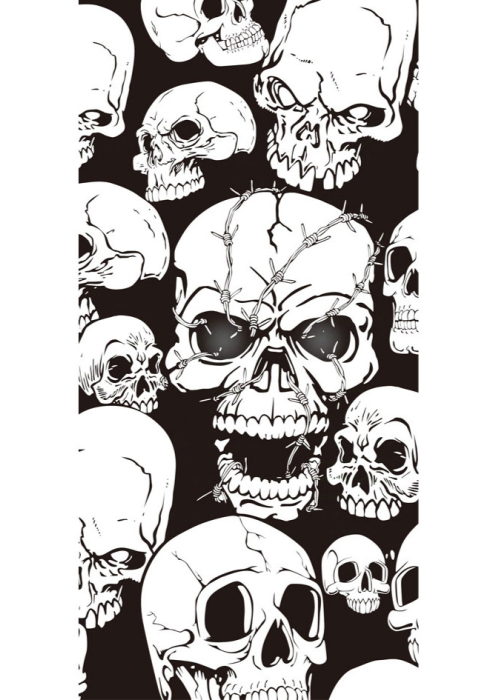 Poster Puerta Calaveras