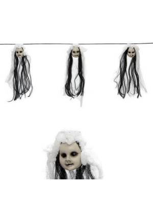 Guirnalda Cabezas Niña Fantasma 153cm