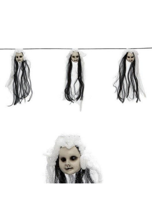 Guirnalda Cabezas Niña Fantasma 153cm