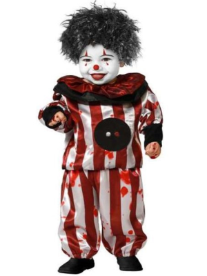 Disfraz de Payaso Sangriento Bebe - Disfraces Halloween Payasos