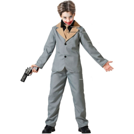 Disfraz de Joker Gris para Niño - Disfraces Halloween Payasos