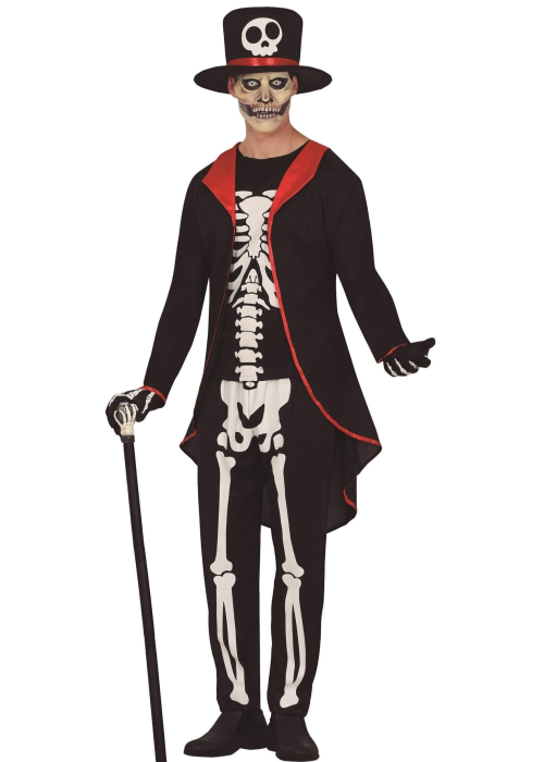 Disfraz de Esqueleto Elegante Hombre - Disfraces Halloween Calaveras
