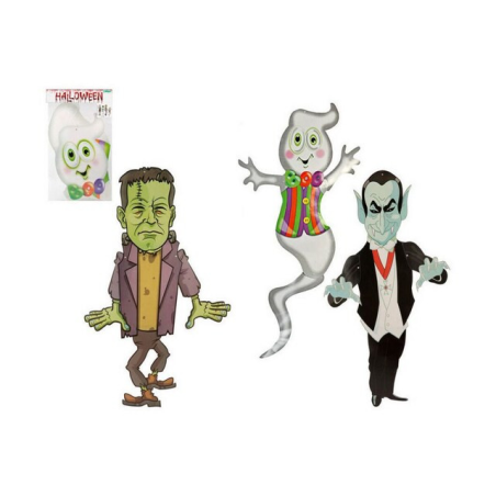 Silueta Halloween Colgante Carton 100cm