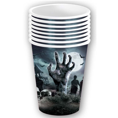 Vasos Calabazas 6 Unidades 240ml