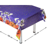 Mantel Morado de Halloween Esqueleto BOO