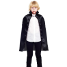 Capa Vampiro Negra Infantil 90cm - Complementos Halloween