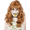 Mascara de Niña Exorcista con Pelo - Complementos Disfraces Halloween