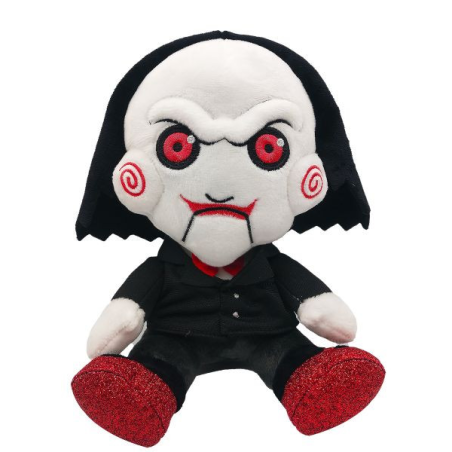 Peluche de Marioneta Saw Sentada - Decoración Muñecos Halloween