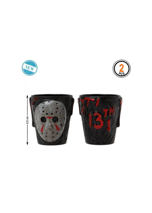 Vasos de Chupito Jason 2 Unidades