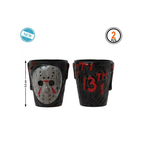 Vasos de Chupito Jason 2 Unidades