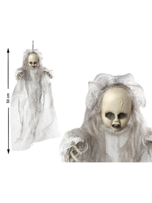 Muñeco Colgante Niña Blanca