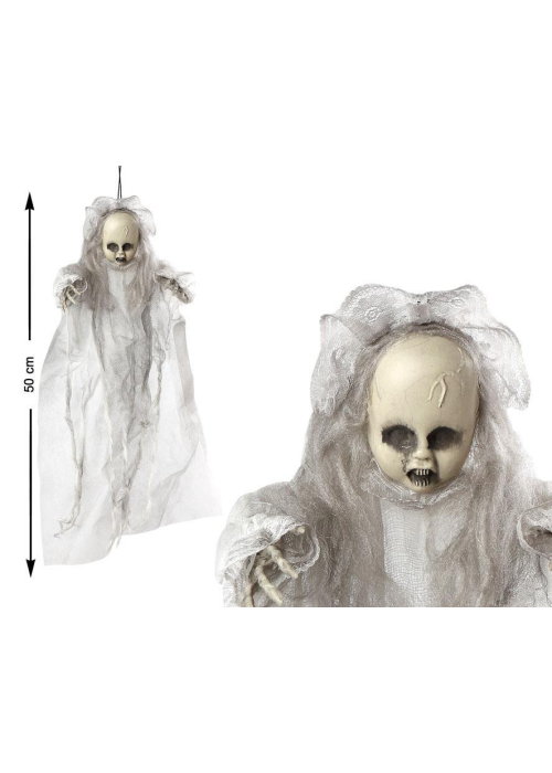 Muñeco Colgante Niña Blanca