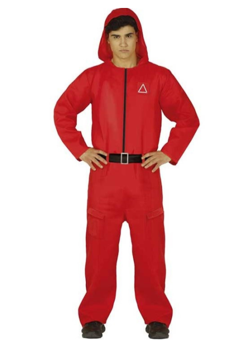 Disfraz de Buzo Gamer Rojo con Simbolo