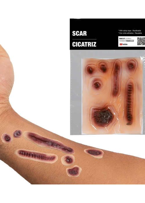 Cicatrices 6 unid - Maquillaje y Caracterizacion