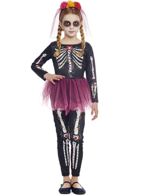 Disfraz de Catrina Tutu Infantil