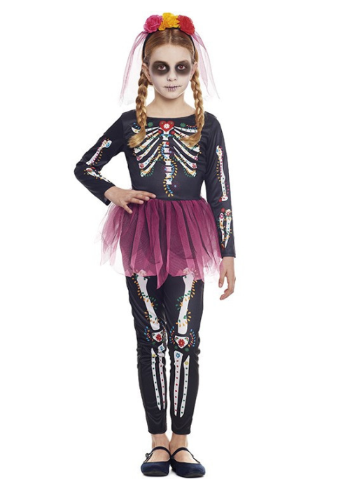 Disfraz de Catrina Tutu Infantil
