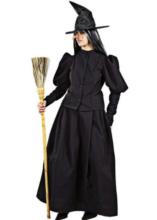 Disfraz de Bruja Negra Clásica - Disfraces Halloween Magos