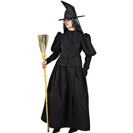 Disfraz de Bruja Negra Clásica - Disfraces Halloween Magos