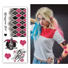 Tatuaje de Harley Quinn para Cara - Complementos Halloween Joker