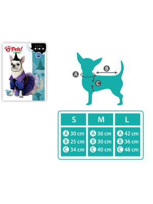 Disfraz de Monstruo Azul para Perros
