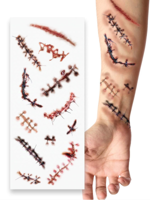 Kit de tatuagem Pontos e Suturas