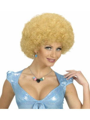 Peluca Rizada Rubia - Pelucas