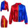 Chaqueta de Harley Quinn Bicolor Niña - Disfraces Halloween Joker