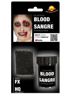 Sangre Falsa Coagulada con Esponja - Maquillaje Disfraces Halloween
