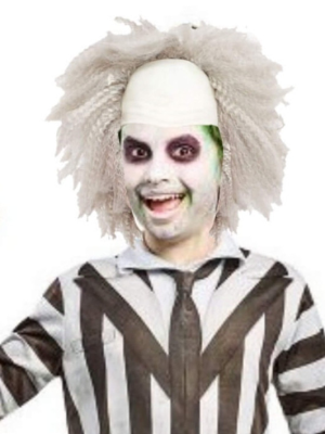 Disfraz De Bitelchus Infantil Con Peluca - Disfraces Beetlejuice