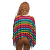 Poncho Mexicano Multicolor Mujer - Complementos Disfraces Oeste