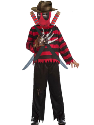 Disfraz de Freddy Pool Niño - Disfraces Freddy Krueger y DeadPool
