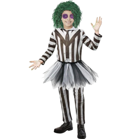 Disfraz De Bitelchus Tutú Niña - Disfraces Beetlejuice