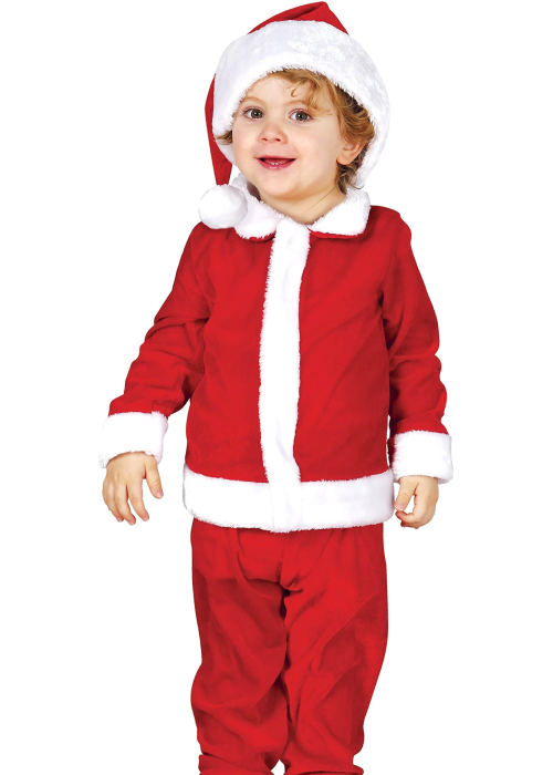 Disfraz de Papa Noel Baby Extra - Disfraces Navideños para Bebes