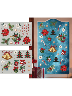 Pegatina Gel Navidad Papa Noel
