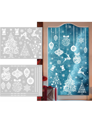 Pegatinas Vinilo de Navidad Nevada - Decoración Navideña