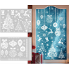 Pegatinas Vinilo de Navidad Nevada - Decoración Navideña