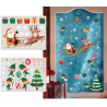 Pegatinas Vinilo de Navidad Papa Noel - Decoración Navideña