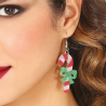 Pendientes de Bastón de Navidad - Complementos Navidad